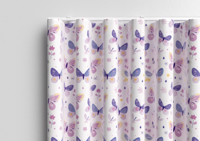 Butterfly Garden, Enchanting Purples - Made to Measure Curtains - Image 13
